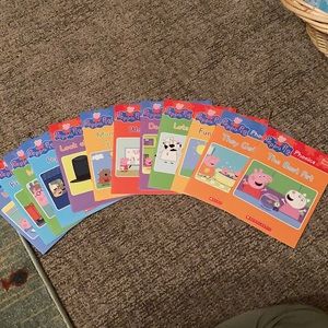 Peppa Pig phonics 10 bucks and to workbooks